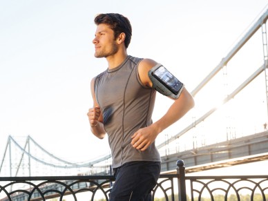 Techancy Sports Arm Bag TU7448, Compatible with 7.2' Cell Phones, Clear Touch Screen, Adjustable Siz