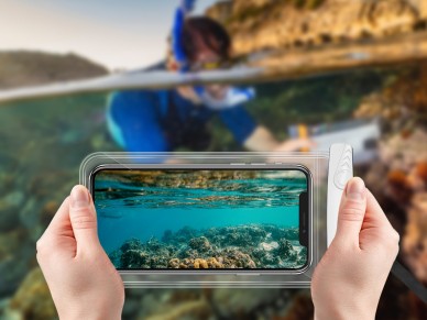 Techancy Bolsa Para Telem�vel � Prova De �gua De 7,0 Polegadas Da TU7451 � Prova De �gua Ipx8, Fotos