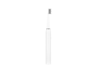Techancy KH6203 White Electric Toothbrush, IPX7 Waterproof, Replaceable Brush Head, Rechargeable Bat