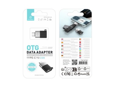 Techancy OTG Adapter KK2100, Type C to USB 3.0, Supports Charging and Data Transfer, Compact and Por