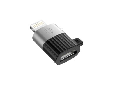 Techancy OTG Adapter, KK2106, Lightning to Micro, Supports Charging and Data Transfer, Compact and P