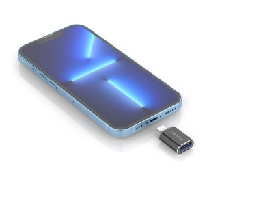 Techancy Black USB 3.0 OTG Adapter KK2109, Supports USB Flash Drive Read/Write, Keyboard and Mouse C