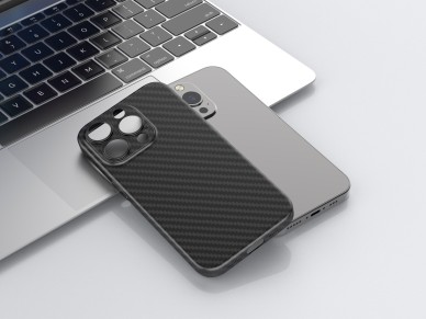 Techancy Ultra Thin Carbon Fiber Cell Phone Case KX5603, Compatible with iPhone 14, 0.5mm Pp Materia Techancy Ultra Thin Carbon Fiber Cell Phone Case KX5603, Compatible with iPhone 14, 0.5mm Pp Materia