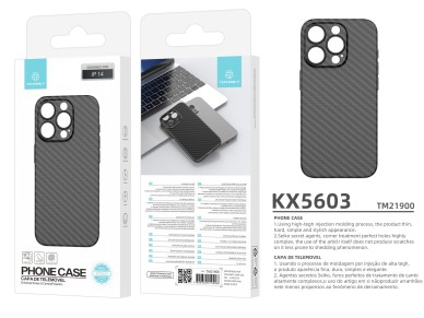 Techancy Ultra Thin Carbon Fiber Cell Phone Case KX5603, Compatible with iPhone 14, 0.5mm Pp Materia Techancy Ultra Thin Carbon Fiber Cell Phone Case KX5603, Compatible with iPhone 14, 0.5mm Pp Materia