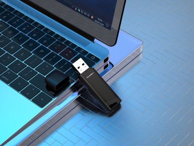 Techancy USB Flash Drive 32GB Preto LB2903, Usb 2.0, Compat�vel com PC/Mobile/Mac, Armazenamento seg