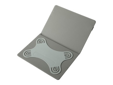 Techancy Tablet Case TN1610 Universal For 12-13 Inches Leather Silicone Adjustable Multi-Angle Elast