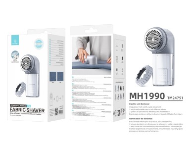 Techancy  Removedor de Borbotos MH1990 , cinza, com 3 ajustes de altura, duas velocidades para tecid