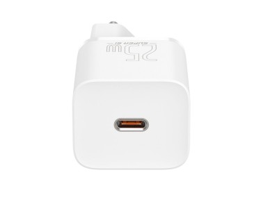 Carregador de parede Baseus Super Si PD 25W 1x USB-C branco + cabo USB-C - USB-C