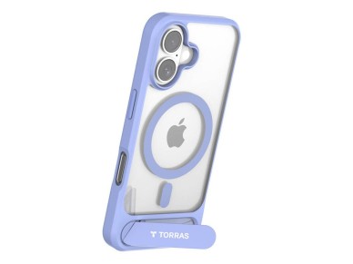Funda Torras Pstand Series para iPhone 16 (Azul)
