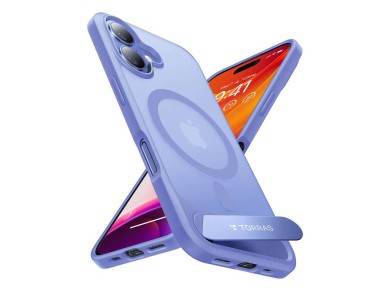 Funda Torras Pstand Series para iPhone 16 (Azul)