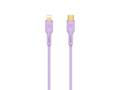 Cable WIWU YQ01 USB-C - Lightning 30W 1,2m morado