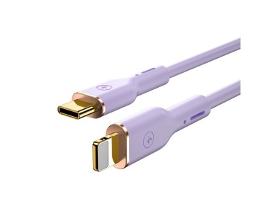 Cable WIWU YQ01 USB-C - Lightning 30W 1,2m morado