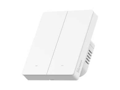 Interruptor de parede inteligente Sonoff ZBM5-2C-80W (2 canais) com tecnologia Zigbee