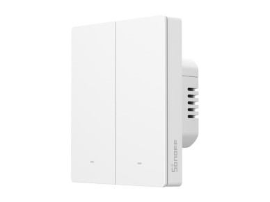 Interruptor de parede inteligente Sonoff ZBM5-2C-80W (2 canais) com tecnologia Zigbee