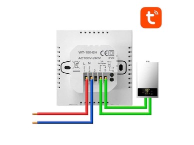 Avatto ZWT100 3A ZigBee smart DHW boiler thermostat TUYA