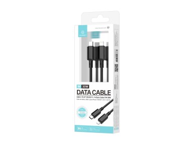 Techancy USB-C to Lightning Cable TB1803 1m 30W Fast Charging and Data Transfer for iPhone 7 8 XS 11