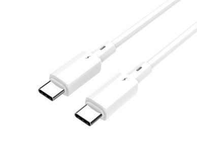 Techancy USB-C to USB-C Cable TB1803 1m 60W Fast Charging and Data for Mobile Phone, Tablet, Laptop,