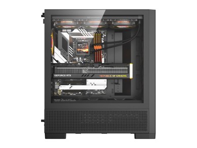 Caja de ordenador DarkFlash AIRNOVA (negra) + 3 ventiladores