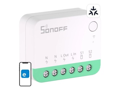 Smart mini switch WiFi Sonoff MINIR4M Matter (HomeKit, SmartThings, Home Assistant) Smart mini switch WiFi Sonoff MINIR4M Matter (HomeKit, SmartThings, Home Assistant)
