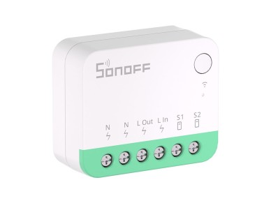 Miniinterruptor inteligente WiFi Sonoff MINIR4M Matter (HomeKit, SmartThings, Home Assistant)