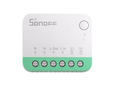 Miniinterruptor inteligente WiFi Sonoff MINIR4M Matter (HomeKit, SmartThings, Home Assistant)