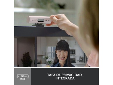 Logitech brio 500 pink full hd webcam - usb type c