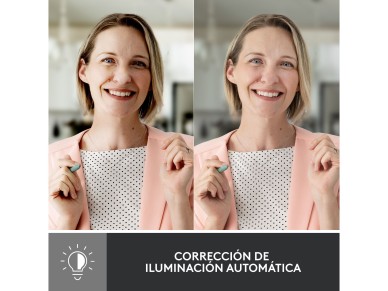 Logitech brio 500 pink full hd webcam - usb type c