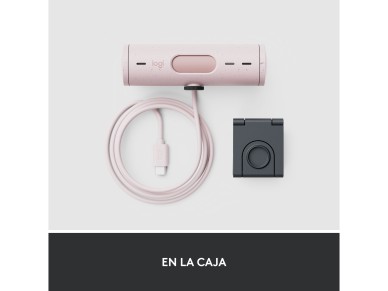 Logitech brio 500 pink full hd webcam - usb type c