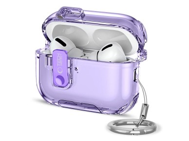 Capa Tech-Protect Bounce Pro para AirPods Pro 3 - Roxa