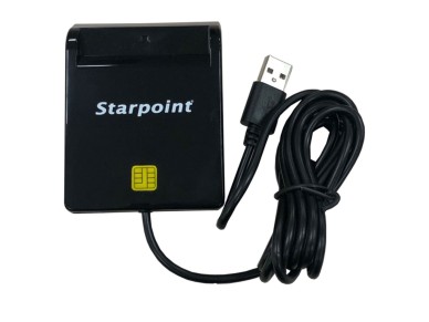 Leitor de cart�o com chip Cherry stp_scrzw - 1 USB