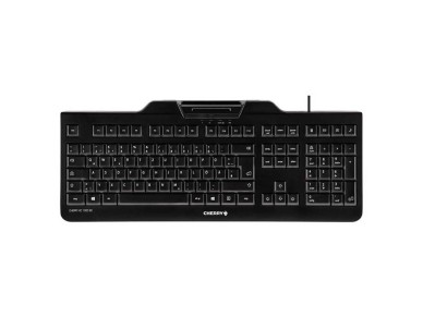Teclado Cherry KC 1000 SC com leitor de cart�o integrado, USB, preto