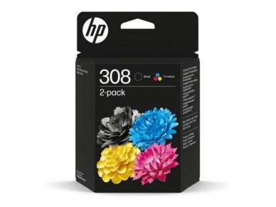 HP Original Ink Cartridge No. 308 Multipack / Black + Tricolor
