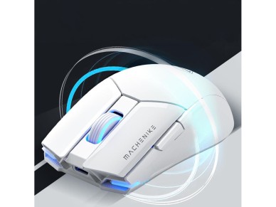 Machenike M7 Pro Wireless Gaming Mouse - White Machenike M7 Pro Wireless Gaming Mouse - White