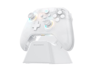 Machenike G3 V2 Wireless Game Controller with Charging Station - White