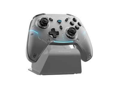 Machenike G5Pro Max Wireless Game Controller with Charging Station - Gray