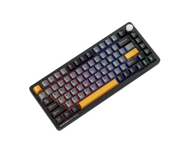 Machenike K600-B82W Wireless Mechanical Backlit Gaming Keyboard GR Silver Switch - Black