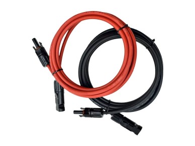 Juego de 2 cables alargadores para paneles solares APV MC4 de 2 m Juego de 2 cables alargadores para paneles solares APV MC4 de 2 m