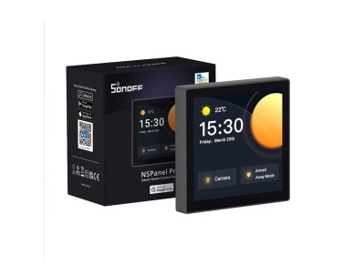 Painel de controle inteligente WiFi/Bluetooth/ZigBee Matter Sonoff NSPanel Pro (preto) Painel de controle inteligente WiFi/Bluetooth/ZigBee Matter Sonoff NSPanel Pro (preto)