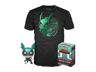 Pop & Tee My Hero Academia Deku Funko + camiseta tamanho M