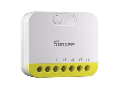 Mini interruptor de dois canais sem N Sonoff MINI-ZB2GS-L ZigBee
