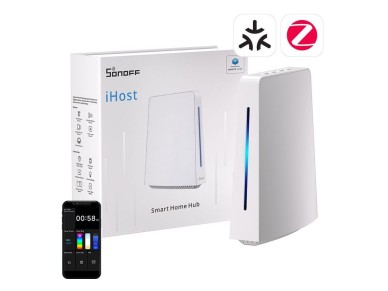 Hub iHost Bramka WiFi, ZigBee, Bluetooth, Matter SONOFF AIBridge-26, 4 GB, LAN