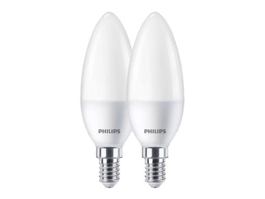 Bombilla vela led e14, 7w, 806 lm, 2700 k, luz cálida, 2 uds Bombilla vela led e14, 7w, 806 lm, 2700 k, luz cálida, 2 uds