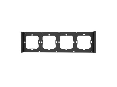 Moldura para interruptor M5 80 qu�druplo 4-fold SONOFF M5-4C-80-F (grafite/preto)