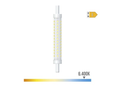 R7s led linear bulb 118 mm, 8 w, 900 lm, 6400 k, cool white light, dimmable, ø15 x 118 mm R7s led linear bulb 118 mm, 8 w, 900 lm, 6400 k, cool white light, dimmable, ø15 x 118 mm