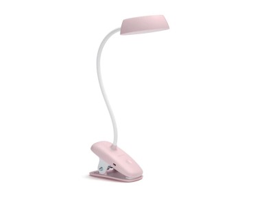Pink flexo clamp led 3w 4,000k Pink flexo clamp led 3w 4,000k