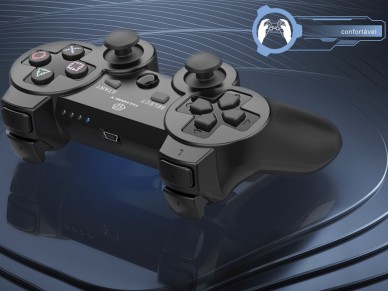 Mando inal�mbrico para juegos Techancy 6 en 1, bater�a integrada, conexi�n inal�mbrica de 2,4 G, TX1