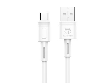 Techancy 5A 1m White Fast Charging Data Cable TB1728, USB Type-C Interface, Supports Data Transfer Techancy 5A 1m White Fast Charging Data Cable TB1728, USB Type-C Interface, Supports Data Transfer