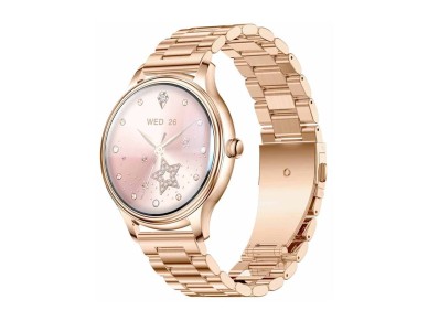 Rel�gio inteligente COLMI L28 (Dourado + pulseira de a�o dourado)