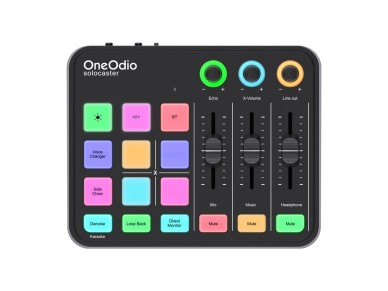 OneOdio Solocaster Audio Mixer and Sound Card