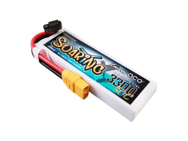 Gens ace G-Tech Soaring 3300mAh 11.1V 30C 3S1P Lipo Battery Pack with XT90 plug